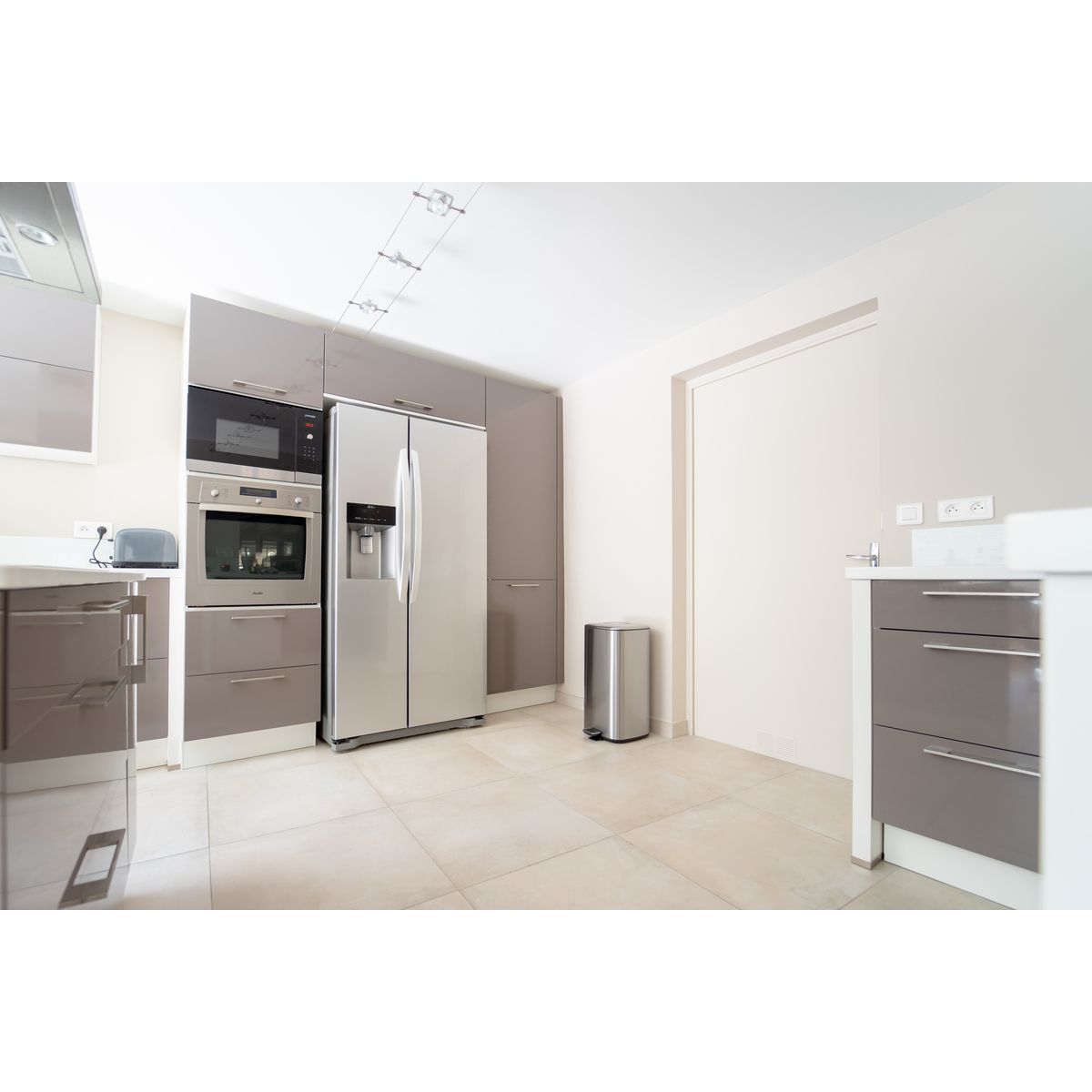 HAILO Poubelle à pédale 32L Cube Inox