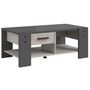 Voir la diapositive 1 : Table basse 1 tiroir 1 niche L101 x H40 x P54cm TRAVEL