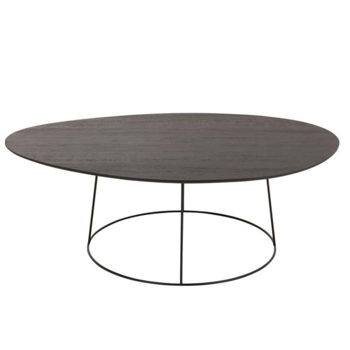 Paris Prix Table Basse Design  Mesla  121cm Marron Foncé