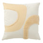 Voir la diapositive 1 : Paris Prix Coussin Déco Cercle  Julia  43x43 Beige