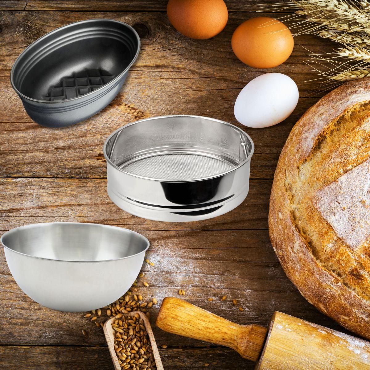 Fackelmann Ensemble 3 ustensiles spécial cuisson du pain Zenker x Fackelmann