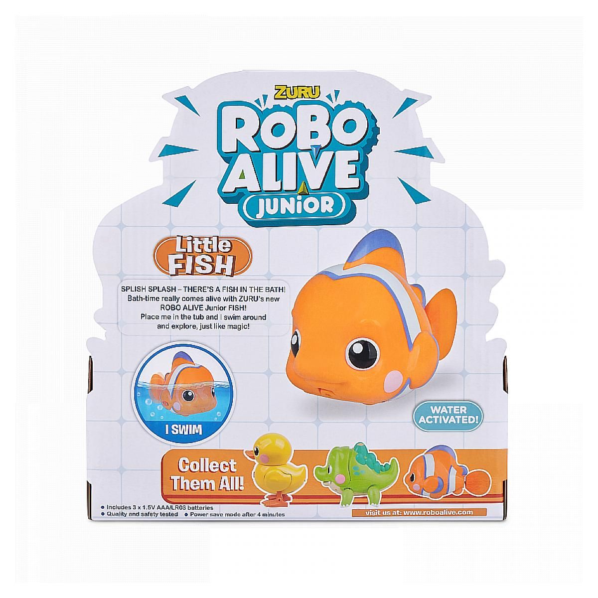 ZURU Robot Poisson Junior Nemo - Jouet de Bain Innovant pour Enfants