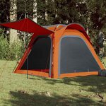 VIDAXL Tente de camping 4 personnes liberation rapide impermeable
