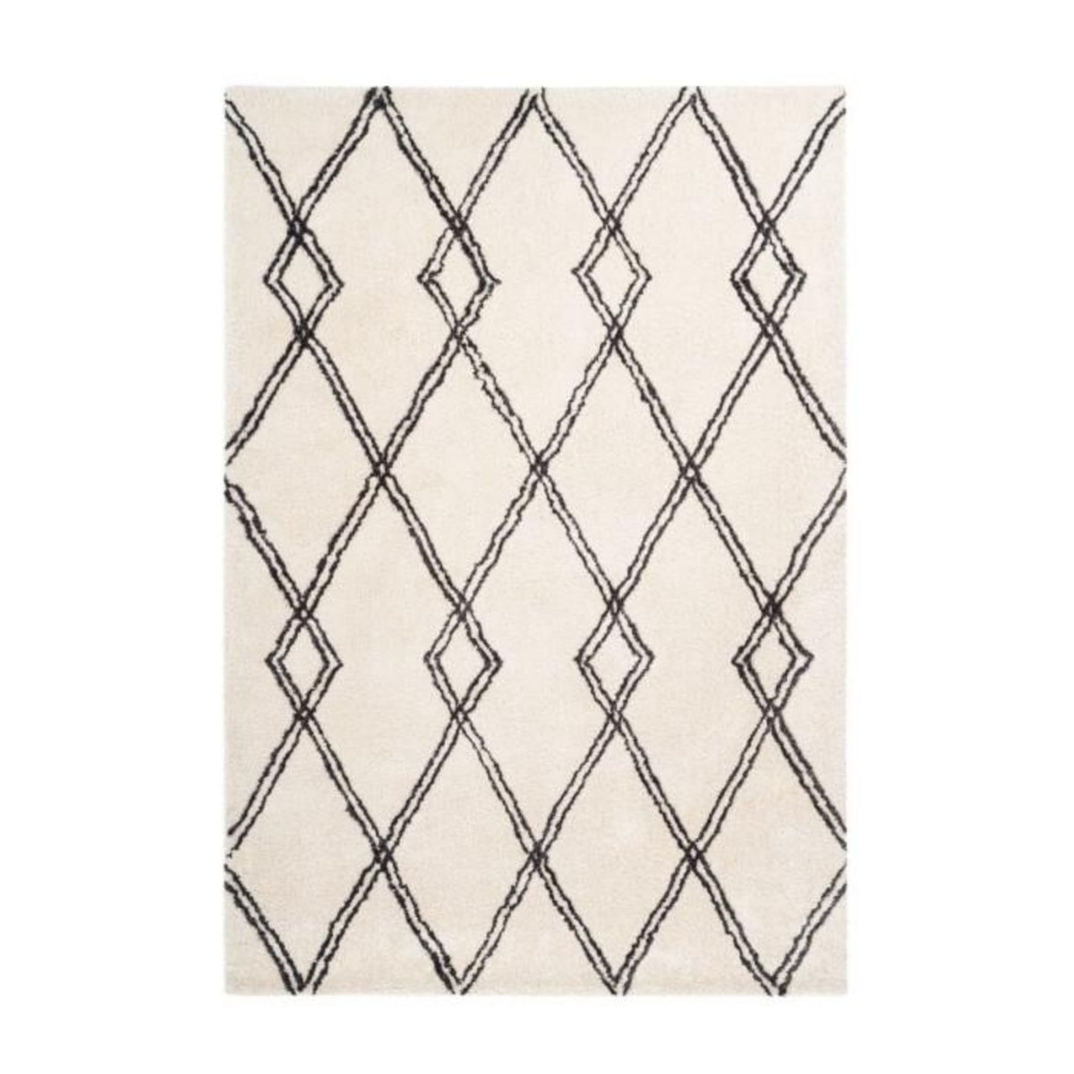 Paris Prix Tapis Imprimé Géométrique  Orlando  Ivoire