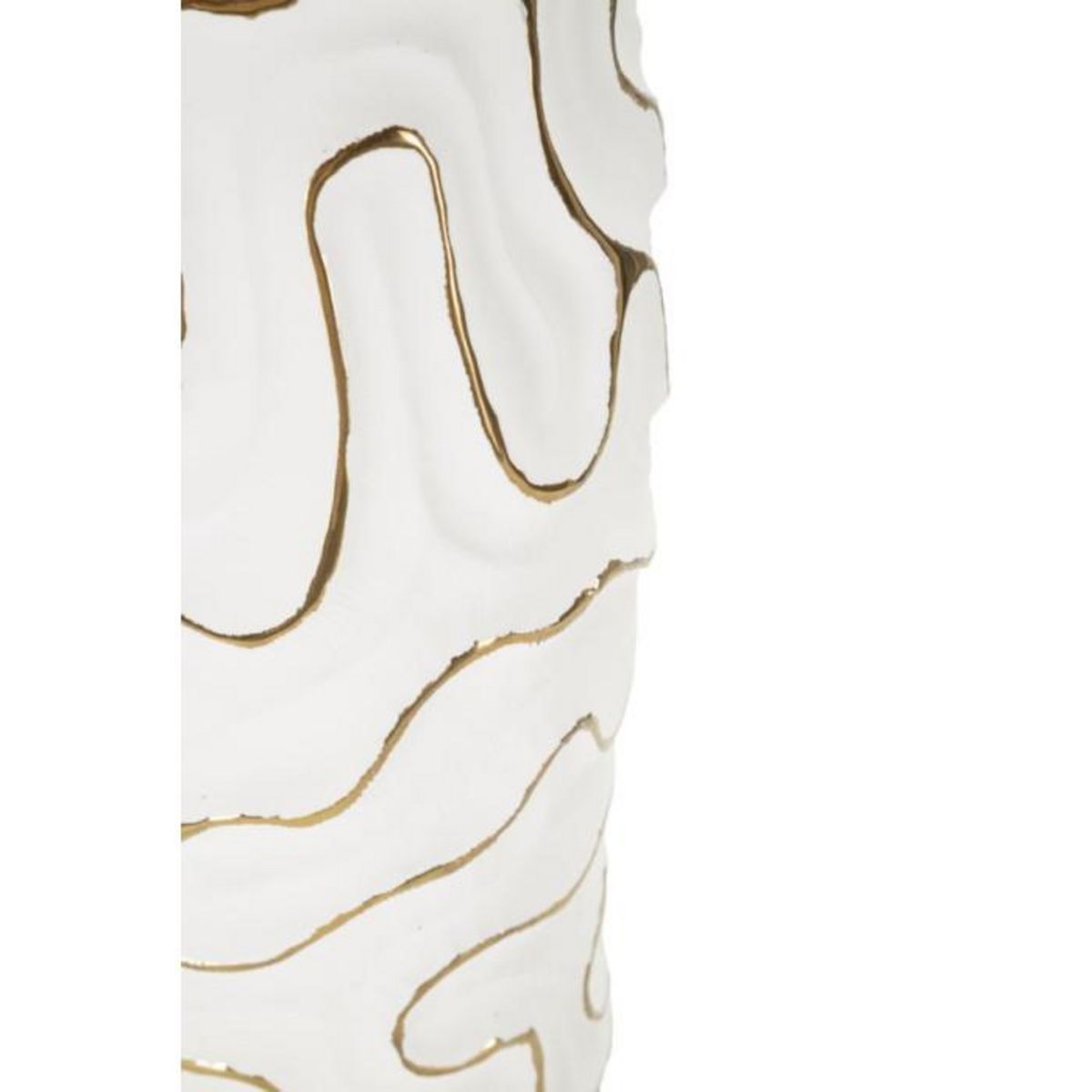 Paris Prix Vase Design en Céramique  Adore  32cm Blanc
