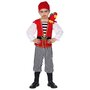 Voir la diapositive 1 : WIDMANN Déguisement Pirate rouge et noir avec perroquet - Enfant - 2/4 ans (86 à 104 cm)