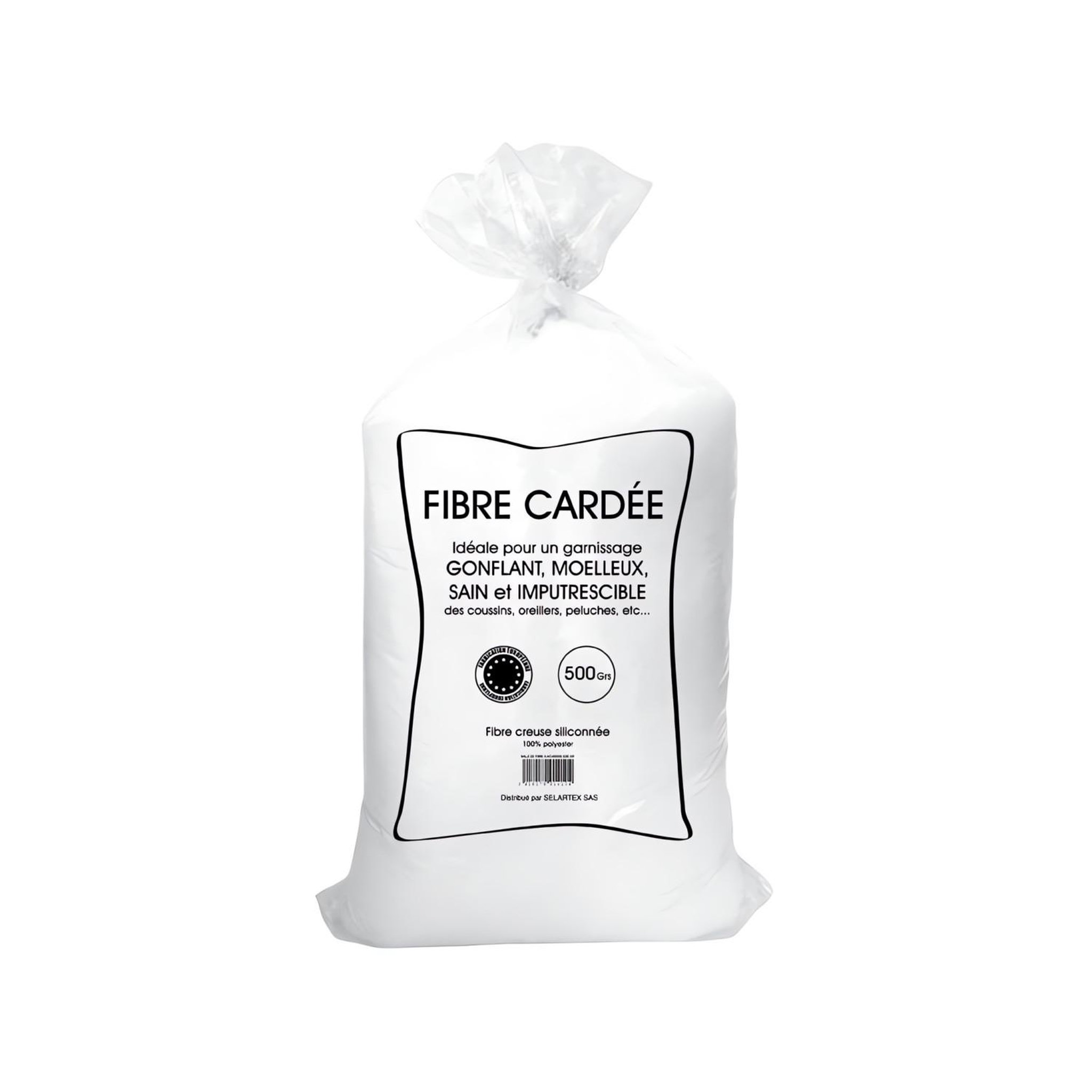 Intemporel Balle de fibre anti-acarien. Coloris disponibles : Blanc