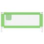 Voir la diapositive 3 : VIDAXL Barriere de securite de lit d'enfant Vert 200x25 cm Tissu