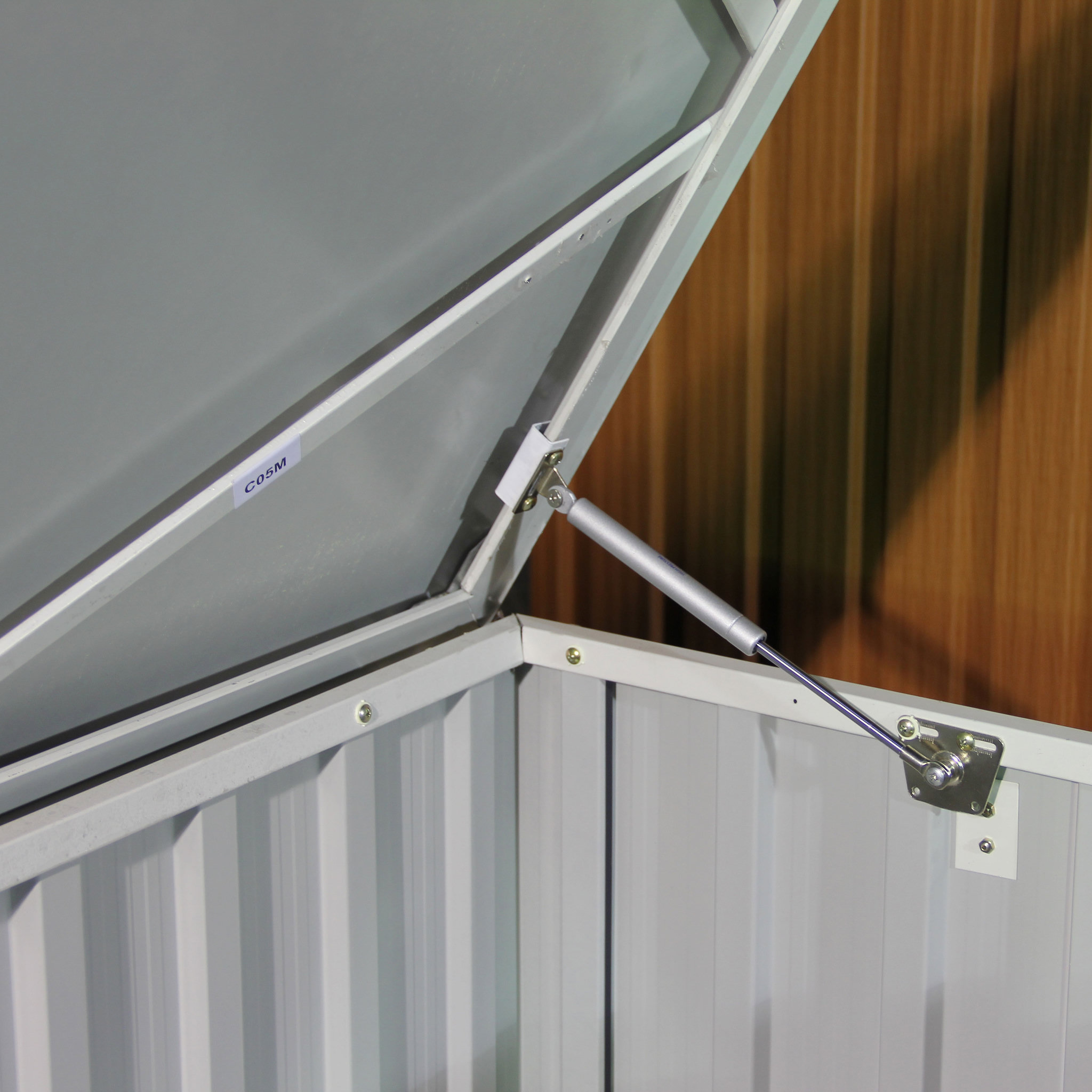 Voir la diapositive 3 : DURAMAX Coffre de jardin métal Alford