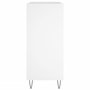 Voir la diapositive 5 : VIDAXL Armoire a disques blanc 84,5x38x89 cm bois d'ingenierie