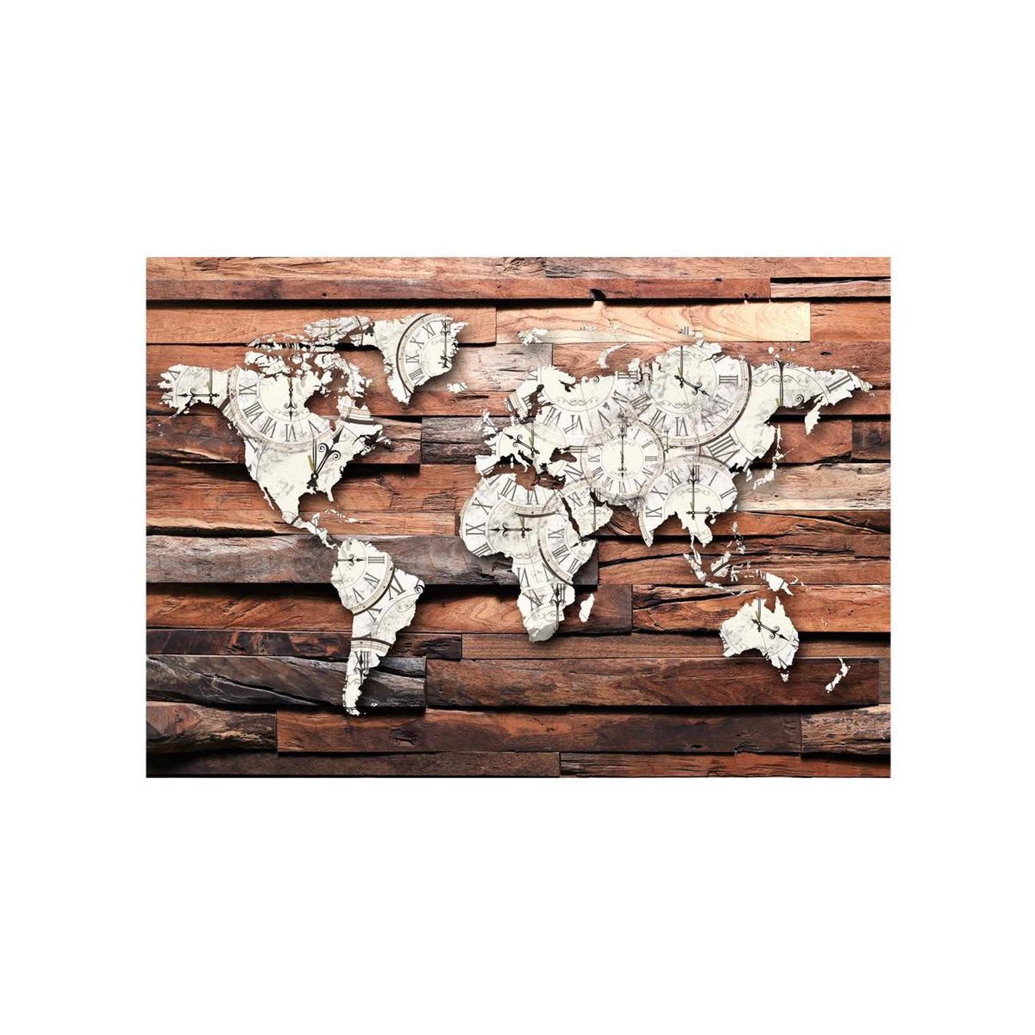 Voir la diapositive 2 : Paris Prix Papier peint  map on wood