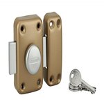 THIRARD Verrou apache bouton/cylindre, 60 mm, doré