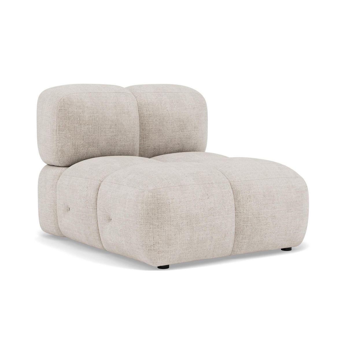 LISA DESIGN Grace - module d'assise en velours texturé