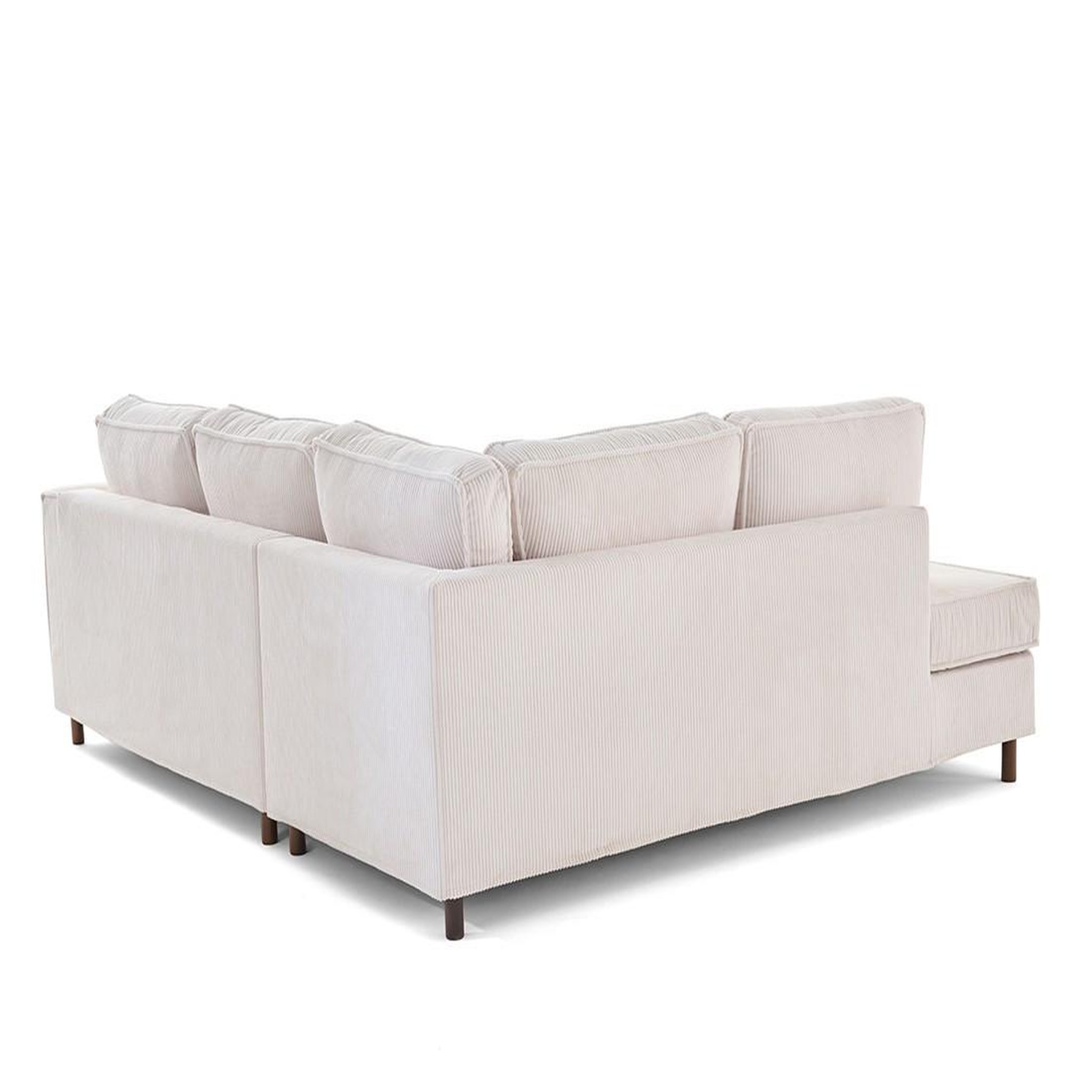 Voir la diapositive 6 : LISA DESIGN Jake - canapé déhoussable d'angle gauche 5 places en velours côtelé