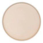 SECRET DE GOURMET Lot de 6 Assiettes Plates  Alix  26cm Beige