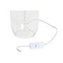 Voir la diapositive 3 : MARKET24 Lampe de bureau DKD Home Decor Verre Transparent Blanc Gris clair 30 x 30 x 54 cm (2 Unités)