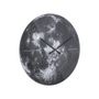 Voir la diapositive 2 : Karlsson Horloge murale en verre Lune - Gris