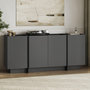 Voir la diapositive 2 : Habitat et Jardin Buffet en bois  Dorma  - 180 x 45 x 80 cm - Anthracite / Noir