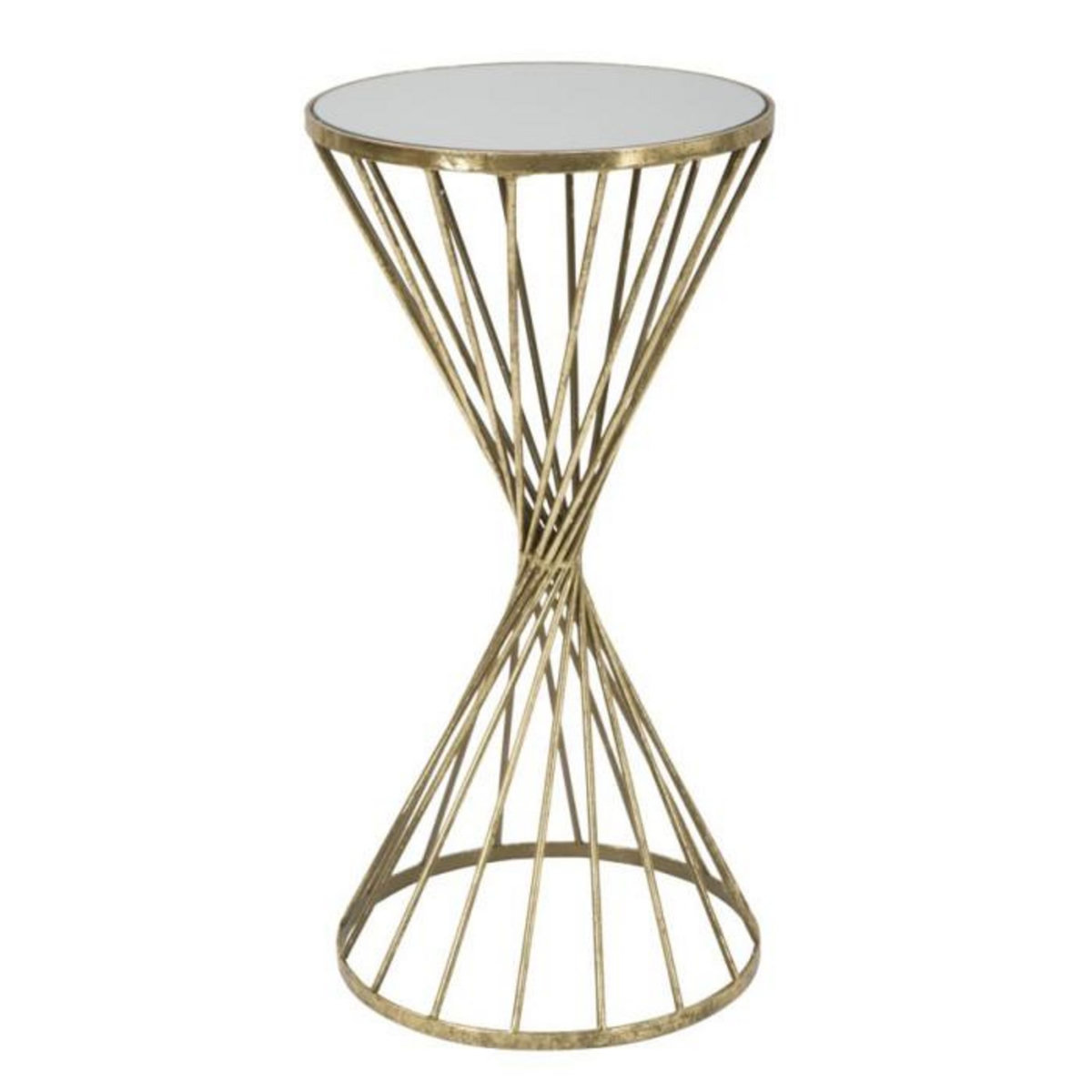 Paris Prix Table d'Appoint Design  Hypnose  70cm Or