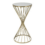 Paris Prix Table d'Appoint Design  Hypnose  70cm Or