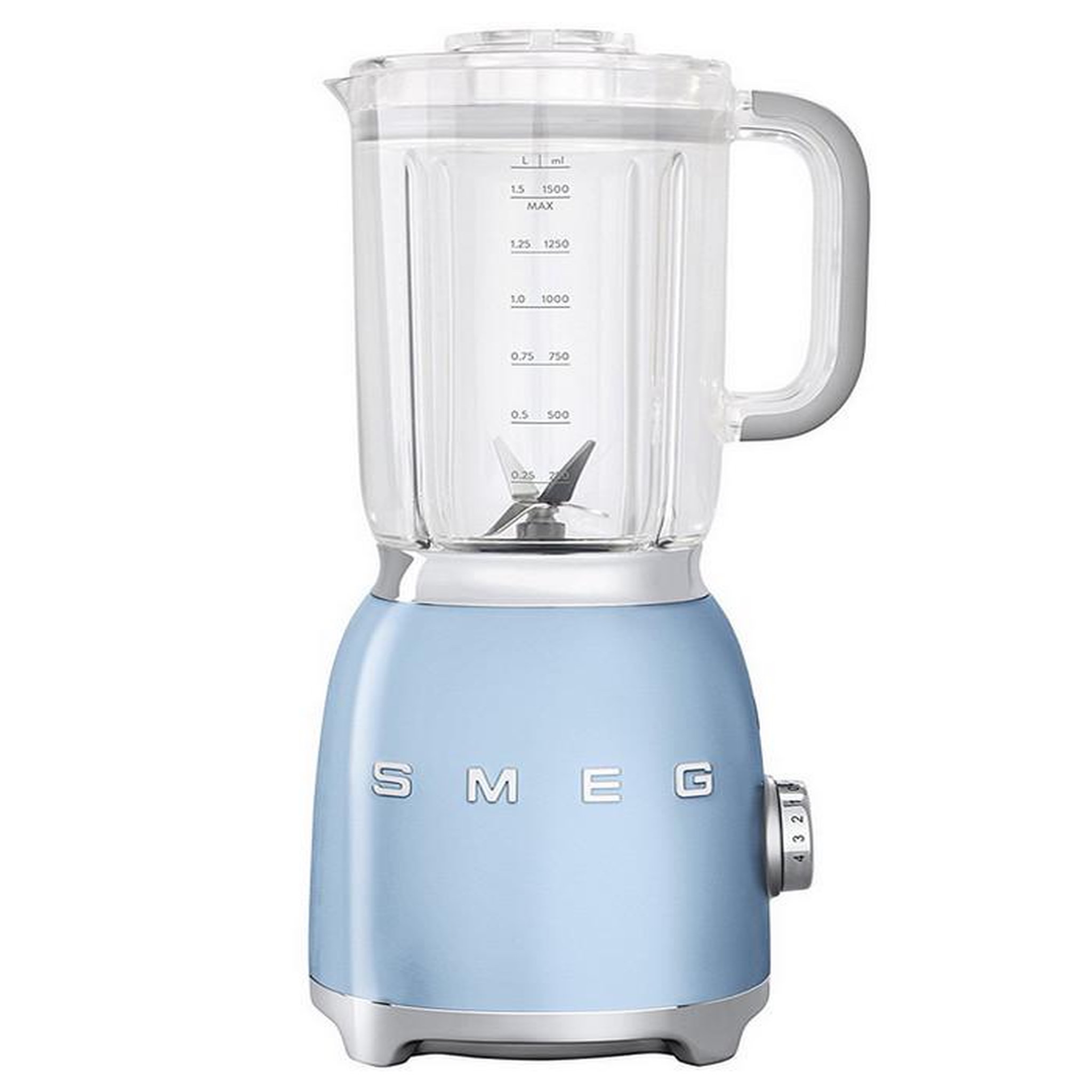 Voir la diapositive 2 : SMEG Blender 1.5l 800w bleu - blf01pbeu