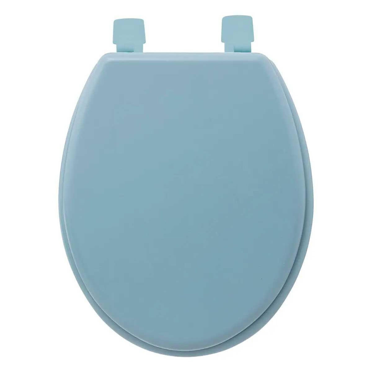 FIVE Abattant WC en Bois  Luxe  48cm Bleu Arctique