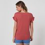 Voir la diapositive 2 : IN EXTENSO T-shirt manches courtes rose femme