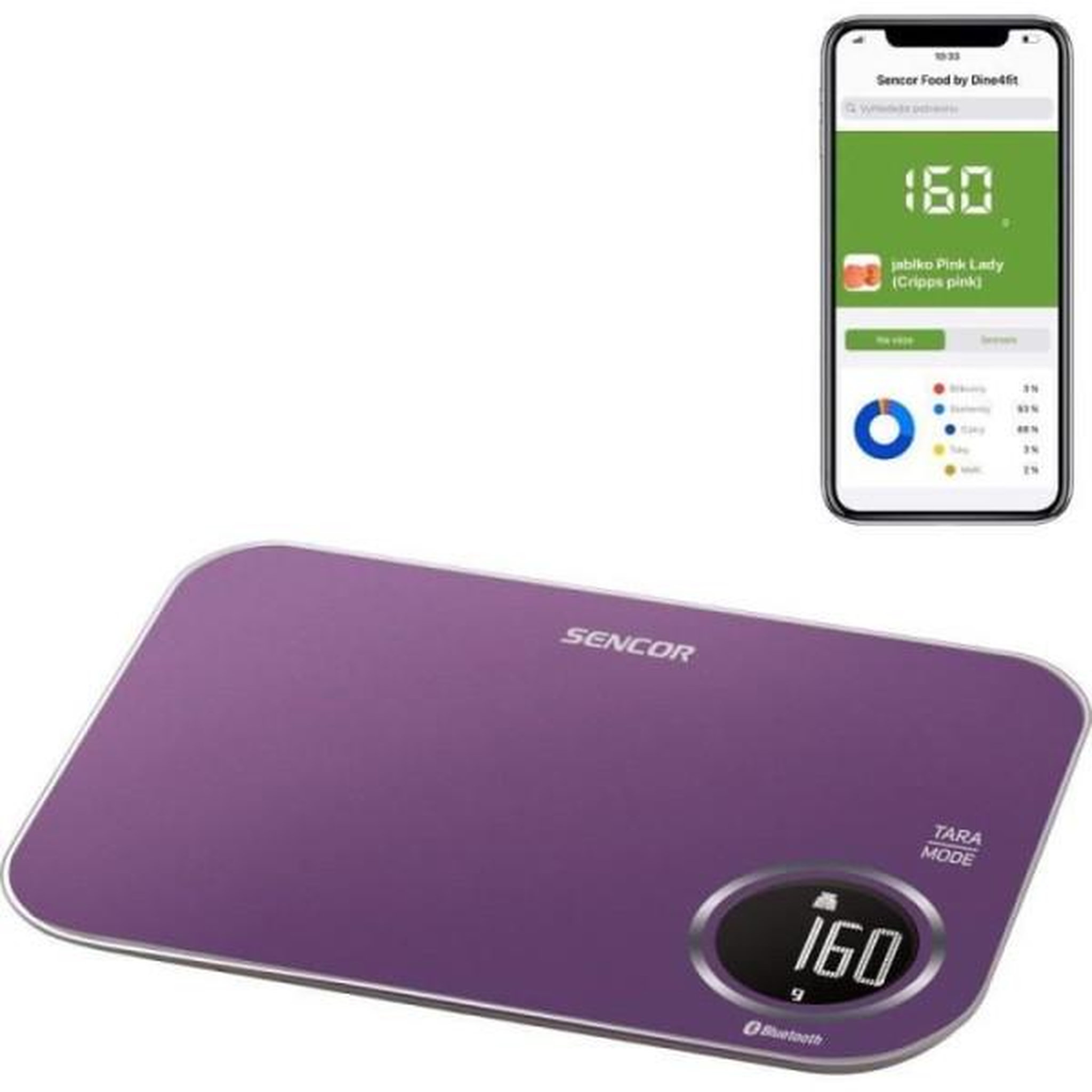 Voir la diapositive 3 : MARKET24 Balance de cuisine electronique de precision  - sencor - sks 7073vt