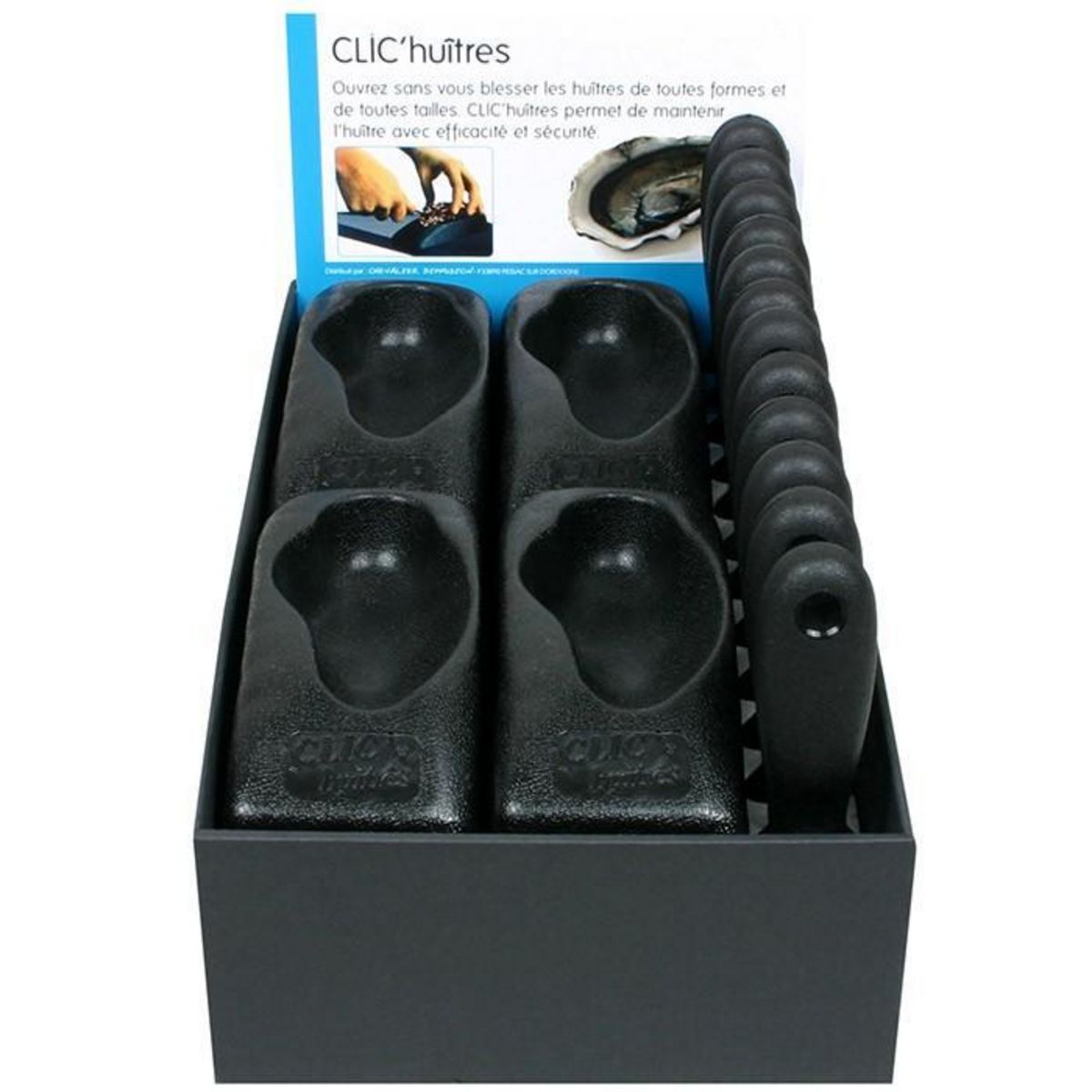 Chevalier Diffusion Cale huître et lancette - noir