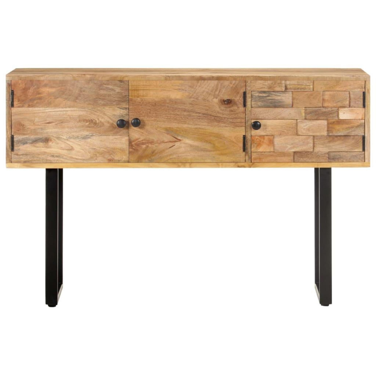 VIDAXL Buffet 116x35x75 cm Bois de manguier massif