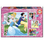 EDUCA Puzzle progressif disney princesses - 12+16+20+25 pcs
