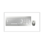 Voir la diapositive 1 : Cherry CHERRY DW 8000 - Ensemble clavier et souris - sans fil - RF, 2.4 GHz - Français - blanc, argent