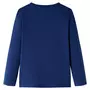 VIDAXL T-shirt pour enfants a manches longues bleu marine 104