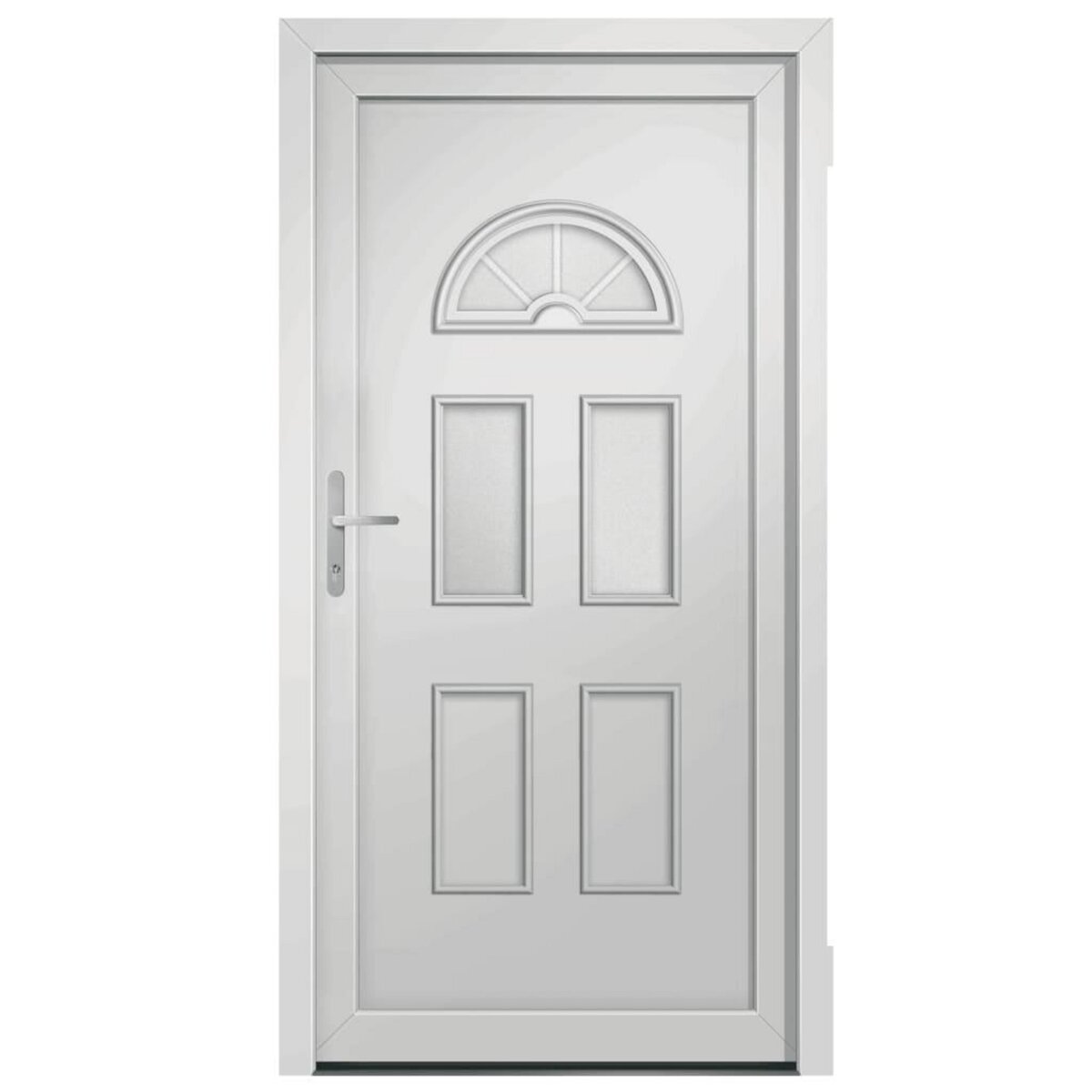 VIDAXL Porte d'entree blanc 98x198 cm PVC