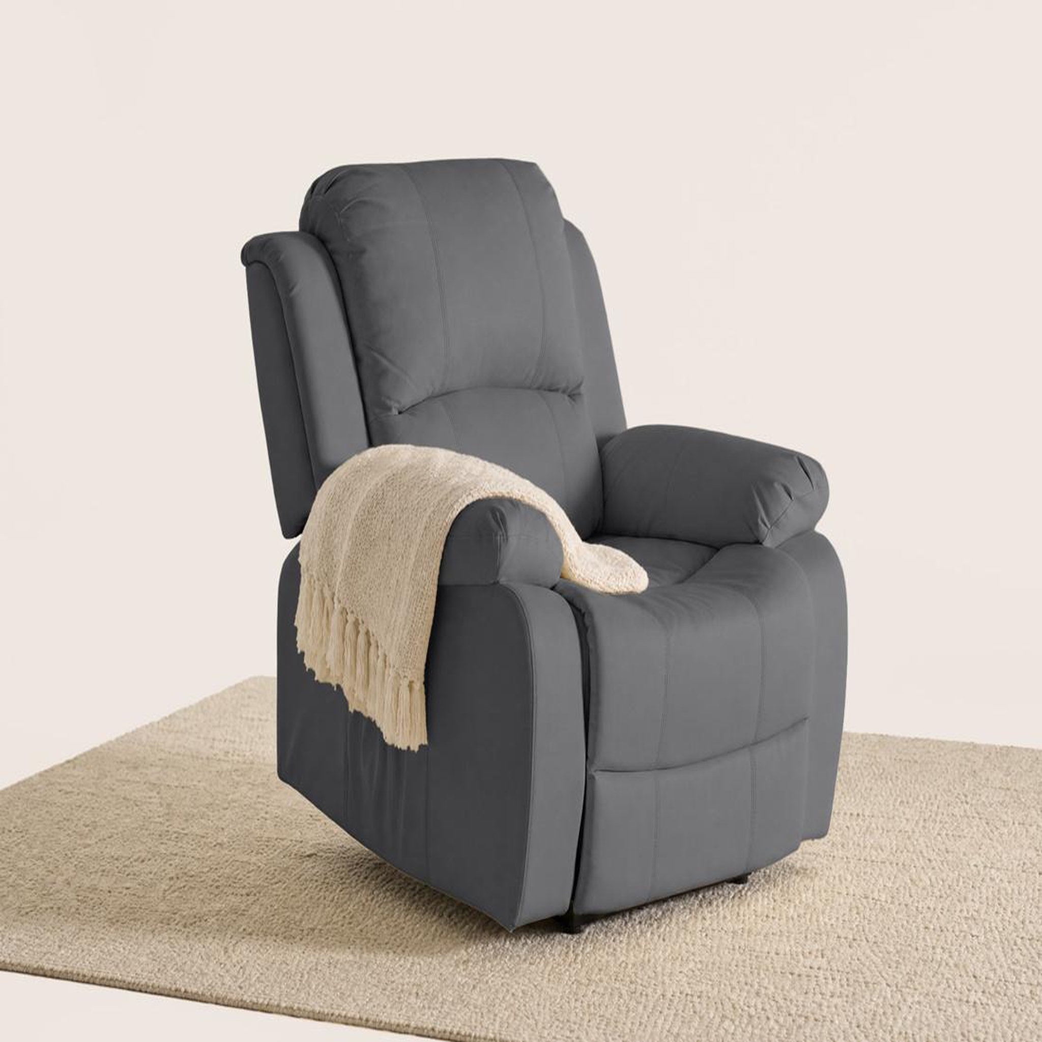 Voir la diapositive 3 : BEST MOBILIER Armand - fauteuil relax électrique en simili