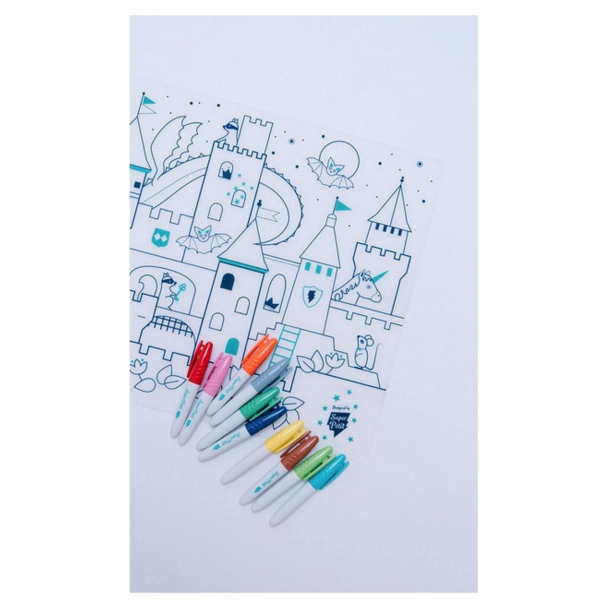 Voir la diapositive 2 : SUPER PETIT Boite de 10 feutres pour silicone