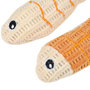 Voir la diapositive 2 : Paris Prix Lot de 2 Jouets Poisson pour Chat  Boho Cat  12cm Moutarde