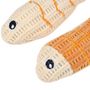 Voir la diapositive 2 : Paris Prix Lot de 2 Jouets Poisson pour Chat  Boho Cat  12cm Moutarde
