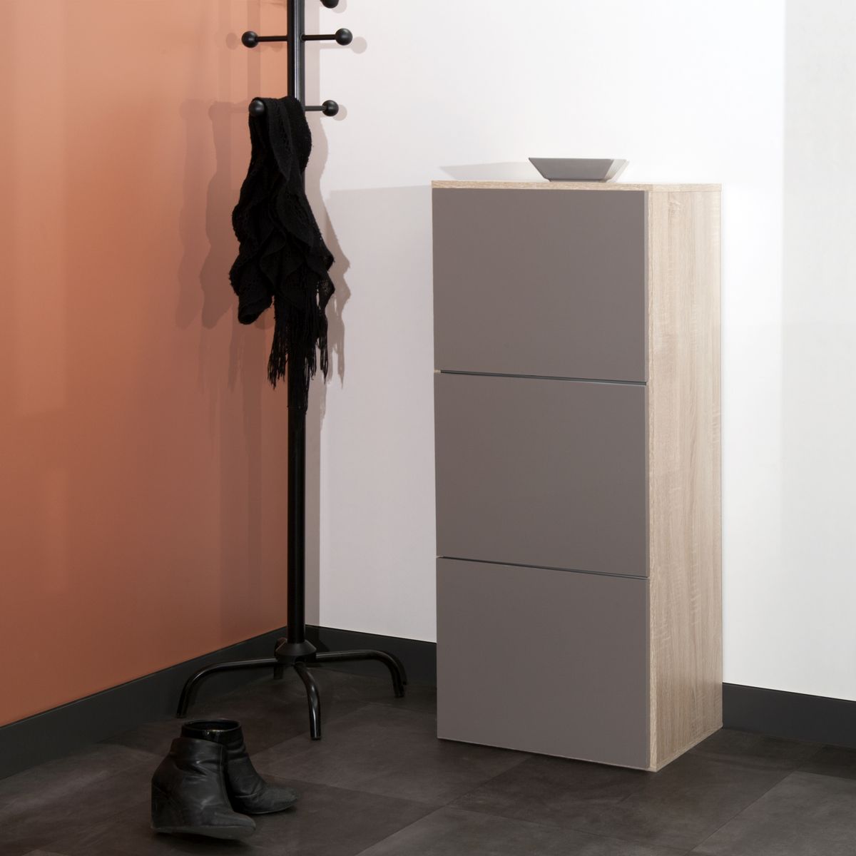 Meuble à chaussures 3 portes H118cm MAX