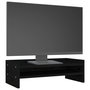 Voir la diapositive 4 : VIDAXL Support de moniteur Noir 50x24x16 cm Bois de pin solide