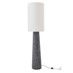 Paris Prix Lampadaire en Fibre de Verre  Ava  165cm Noir & Blanc