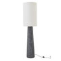 Voir la diapositive 1 : Paris Prix Lampadaire en Fibre de Verre  Ava  165cm Noir & Blanc