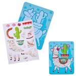 Paris Prix Tableau à Stickers  Lama  14x18cm Bleu