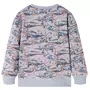 VIDAXL Sweatshirt pour enfants gris melange 116