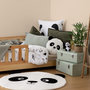 Voir la diapositive 5 : ATMOSPHERA Parure de lit enfant réversible panda - 100% coton 57 fils/cm² - 140 x 200 cm