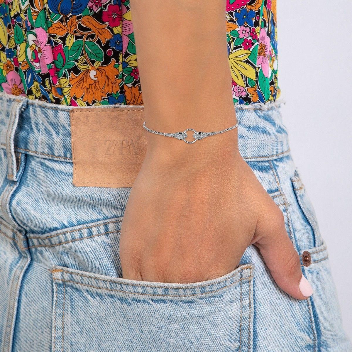 SC CRYSTAL Bracelet serpents par SC Crystal orné de Zirconium