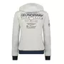 GEOGRAPHICAL NORWAY Sweat Gris à zip Femme Geographical Norway Flyer