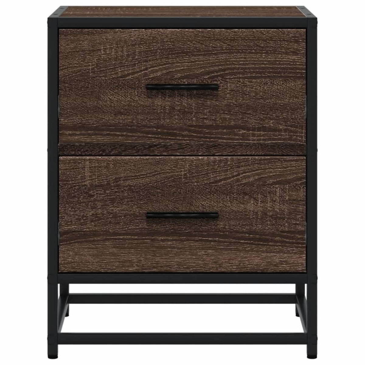 VIDAXL Table de chevet chene marron 40x31x50 cm bois d'ingenierie