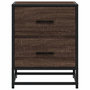 Voir la diapositive 5 : VIDAXL Table de chevet chene marron 40x31x50 cm bois d'ingenierie