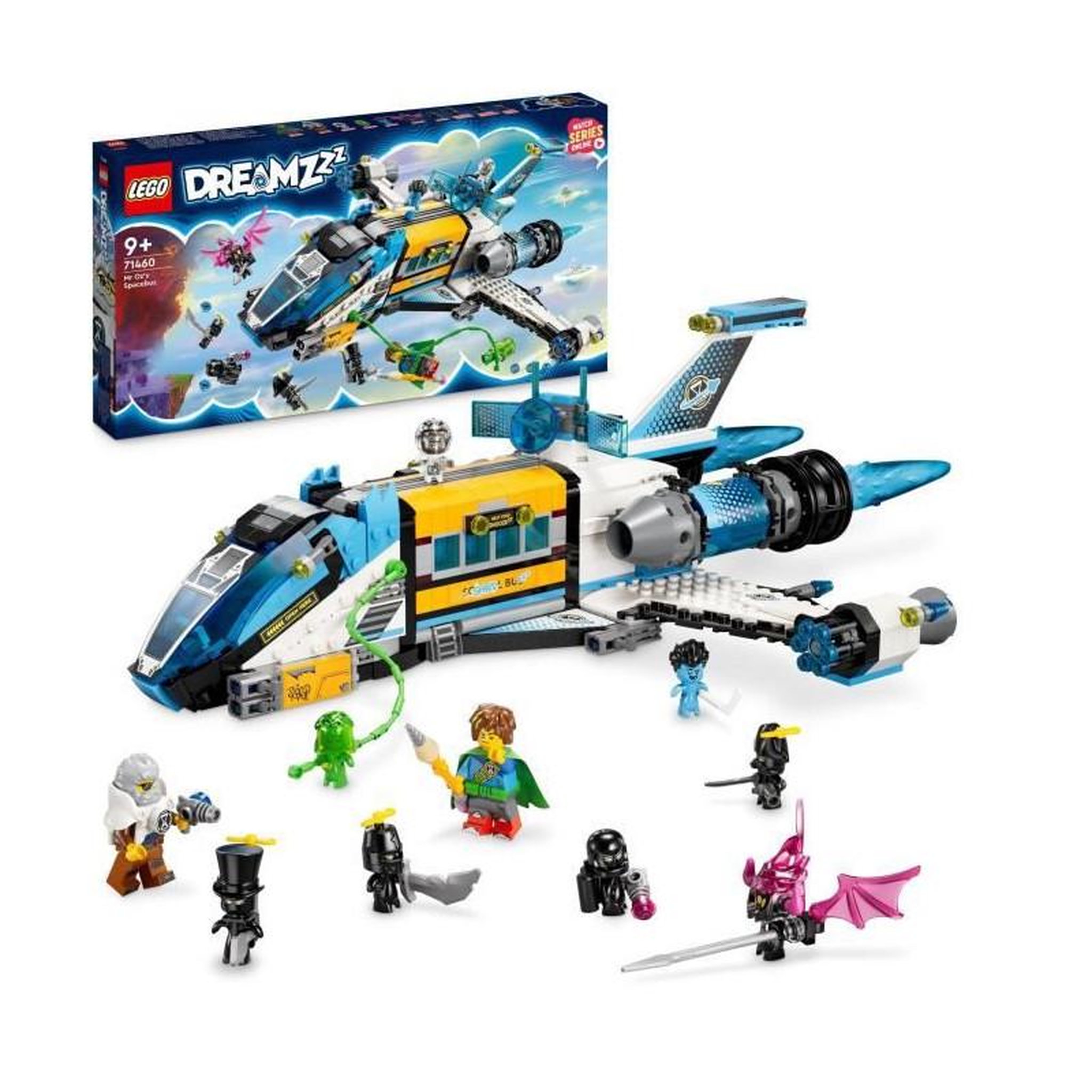 LEGO LEGO DREAMZzz 71460 Le Bus de l'Espace de M. Oz, Jouet de Vaisseau Spatiale 2-en-1, avec Z-Blob